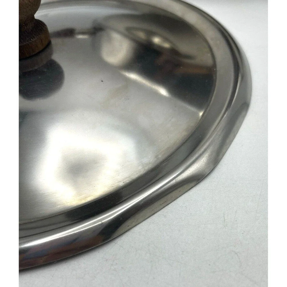 Stainless Steel Sauce Pot Wooden Handle made in Japan **SEE DESCRIP**
